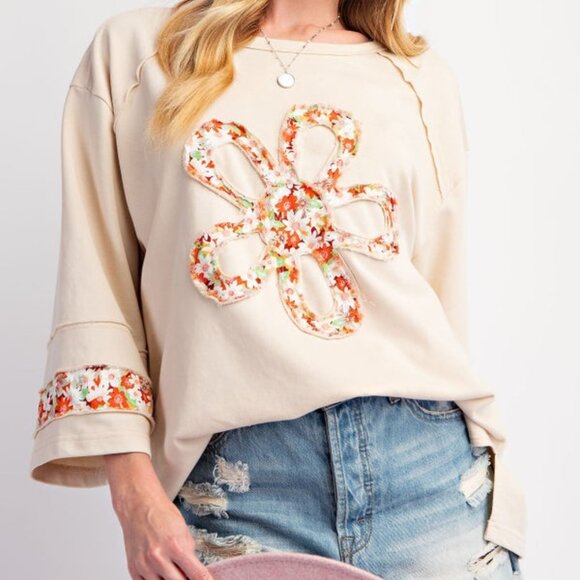 Flower Patch Top - Picture 1 of 3